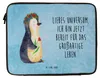 Mr. & Mrs. Panda Laptop Tasche Pinguin Blumen 20 x 28 cm - Produktbild-Vorschau 4