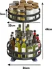 Gewürzregale, 360° Drehbar, 2 Etagen, Küchenregal aus Produktbild-Vorschau 10