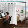 Raumteiler Paraventgestell, Gardinenstange, Raumtrenner, Produktbild-Vorschau 6