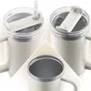 Berdsen Vakuum-Thermosbecher mit Strohhalm 1180 ml Creme Produktbild-Vorschau 4