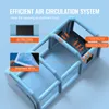 Diagram illustrating the air circulation system of an inflatable spray booth. Anteprima dell’immagine prodotto