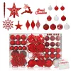 XINZI 108er Rot Weihnachtskugeln – Bruchsicherer Produktbild-Vorschau 4