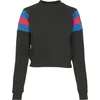 Urban Classics Ladies - Stripe Short Pullover schwarz - L Produktbild-Vorschau 1