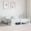 vidaXL Postel z masivu Bílá borovice 160x200 cm Náhled obrázku produktu 2