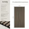 tectake® Akustikpaneele Sonic Wall Holzoptik in Eiche Produktbild-Vorschau 5