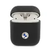 Bmw Bma2Sslbk Airpods 1/2 Cover Czarny/Nero Geniune Pelle Anteprima dell’immagine prodotto 1