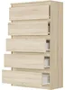 Komoda 70 cm 5 zásuvek skříňka FRAMIRE R-5 sonoma Náhled obrázku produktu 6