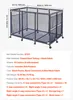 Contenedor de almacenamiento para piscina VEVOR, 125x84x84 Vista previa de la imagen del producto 7