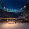 LED Solar Büschellichterkette - Cluster -768 warmweiße LED - 7m - 8 Modi - per USB aufladbar Produktbild-Vorschau