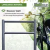 2x Fahrradanlehnbügel mit Knieholm 115x75 cm Stahl Produktbild-Vorschau 2