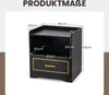COSTWAY Nachttisch mit LED, USB-Anschluss, Produktbild-Vorschau 7