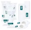 A collection of white microfiber mopping pads and covers, some in packaging, with the brand name 'Sillar' visible. Anteprima dell’immagine prodotto