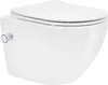 LuxeBath Spülrandloses Wand Hänge WC kurz 49cm, Weiß, aus Produktbild-Vorschau 1