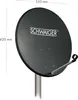 Satellitenanlage Set Anthrazit Stahl 55 cm Produktbild-Vorschau 4