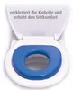 reer 4811.1, Verlängert, Weicher Toilettensitz, Blau, PVC, Produktbild-Vorschau 5