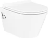 WC Spülrandlos Wand Hänge WC Taharet Dusch-WC Toilette Produktbild-Vorschau 1