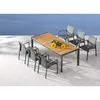 BEST Tisch Paros 210x90cm anthrazit/Teakholz, 46951250 grau Produktbild-Vorschau 5