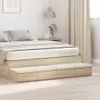 vidaXL Bettschubladen Sonoma-Eiche 160 x 36,5 x 16,5 cm Produktbild-Vorschau 1
