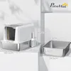 PawHut Katzenklo, Katzentoilette mit Deckel, Wanne aus Produktbild-Vorschau 3