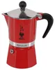 Bialetti Rainbow, Kawiarka moka, Czarny, Czerwony, Stal Podgląd zdjęcia produktu 1