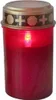 LED Grabkerze rot flackernd 12 cm hoch Batteriebetrieb Produktbild-Vorschau 2