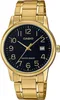 Casio #MTP-V002G-1B Hommes Standard Analogique Ton Or Acier Voir les images du produit 1