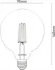 LUMILED 3x E27 LED Lampen G95 Vintage 8W Ersetzt 75W Produktbild-Vorschau 19