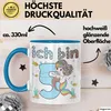 5. Geburtstag Mädchen Geschenk Meerjungfrau Geschenk Tasse Produktbild-Vorschau 3