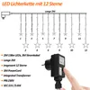 Jopassy 2M 138 LED Lichterkette Sterne Lichtervorhang Innen Produktbild-Vorschau 2