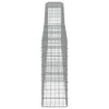 Gabionen mit Hochbogen 25 Stk. 400x30x80/100cm Verzinktes Produktbild-Vorschau 5