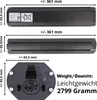 E-Bike Akku 36V 14Ah 511Wh - InFrame Intube horizontal Produktbild-Vorschau 7