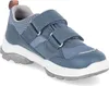 A single blue shoe with velcro straps. Produktbild-Vorschau