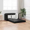 VidaXL 353973, Schwarz, Schaum, Kunstleder, Metall, 1120 Produktbild-Vorschau 2
