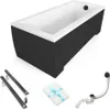 Aqua For You | Besco Badewanne Rechteckig Modern - 120 x 70 Produktbild-Vorschau 1