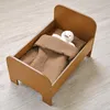Puppenbett Noyer dunkelwalnussfarben für Puppen & Produktbild-Vorschau 4