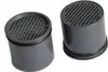 Two gray water filter cartridges with perforated tops, placed side-by-side on a white background. Anteprima dell’immagine prodotto