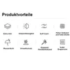 OKWISH  Anti-Schimmel Duschvorhang - Anti-Bakteriell, Produktbild-Vorschau 6