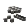 15x Radschrauben Kappen Set 17 mm schwarz Matt für CITROEN Produktbild-Vorschau 9