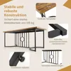 A marketing image showcasing a dining table with various close-up shots highlighting its features. Podgląd zdjęcia produktu