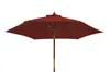 Sonnenschirm Sunshine 240 cm rot Balkonschirm rund als Produktbild-Vorschau 8