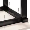 vidaXL Nohy konferenčního stolku O-rám 50x40x38 cm ocelové Náhled obrázku produktu 8