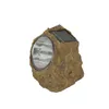 A solar-powered spotlight designed to look like a rock, with a solar panel on top and a light fixture on the side. Anteprima dell’immagine prodotto