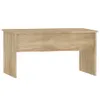 A plain studio shot of a wooden coffee table. Náhled obrázku produktu
