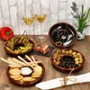 4x Juego Miska na tapas Ø17,8cm Olivová miska hliněná Náhled obrázku produktu 3