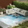 Outsunny Outdoor Teppich wendbarer robuster Wetterfest Produktbild-Vorschau 9