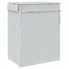 vidaXL Kosz na pranie z pokrywą biały 46x33x60 cm z Podgląd zdjęcia produktu 6