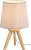 Rabalux 2068 Tischleuchte Lychee, E14, Holz, braun, rund, Produktbild-Vorschau 1