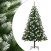 vidaXL Künstlicher Weihnachtsbaum Klappbar Beschneit 240 cm Produktbild-Vorschau 8