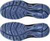 The image shows the soles of two black HKS safety sandals with blue translucent soles. Produktbild-Vorschau
