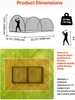 SucceBuy Gabbia da baseball (semicircolare) Rete Anteprima dell’immagine prodotto 2